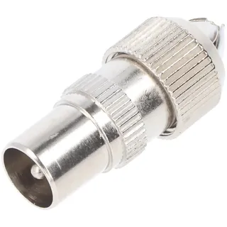 goobay Koax-Stecker mit Schraubbefestigung