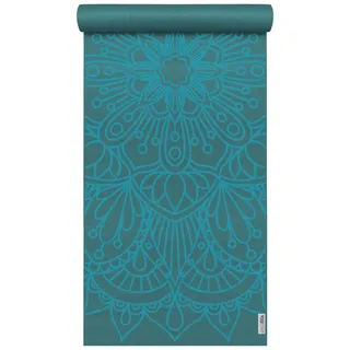 Yogistar Yogamatte Basic Art Lotus Mandala Petrol