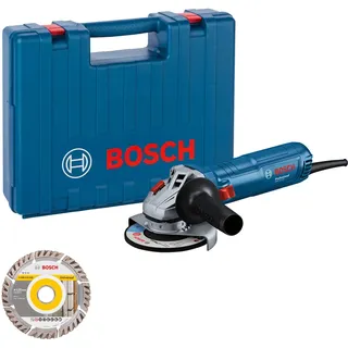 Bosch GWS 12-125 inkl. Diamantschleifscheibe + Handwerkerkoffer