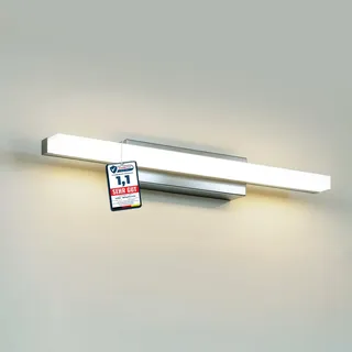 Yafido LED Spiegelleuchte Bad 40CM Spiegellampe Badezimmer Naturweiß über Spiegel, 9W Spiegellampen IP44 Spiegelschrank Beleuchtung Leuchte Spiegelbeleuchtung Wandspiegel Lampe Bathroom Mirror Light