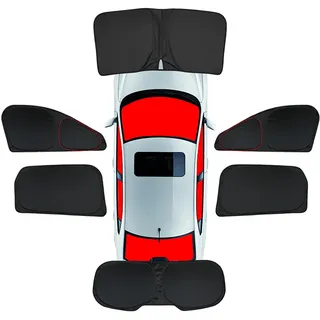 XMBTVAUMN Auto Sonnenblenden Set, für VW ID.7 (ID7) Tourer/Kombi 2023-2025 Faltbar Sonnenschutz Auto Frontscheibe Uv-Schutz Wärmedämmung,D