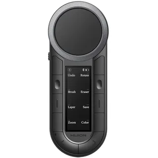 HUION Keydial Mini K40 Express Keys Remote Keyboard - Bluetooth 5.0, 10 anpassbare Tasten, Dual Dial Controller, OLED Display für Stift-Display, Zeichentablett, PC, Smartphone, Laptop, Mac