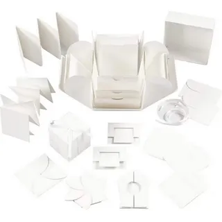 Creativ Company Geschenkverpackung, Geschenkschachtel Explosion Box, (Geschenkbox, 1 x 12 x 12 cm