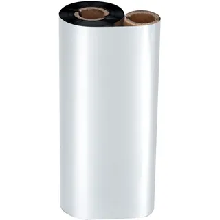 FEIXIU Thermo-Transferband für Zebra Eltron Datamax Zebra GC420t GK420t GX420t TLP2442 TLP2844, 11 x 61 cm, 1 Rolle Wachs-/Kunstharz-Thermoband 1,27 cm