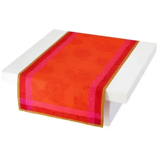Le Jacquard Francais Tischläufer Tischläufer Parfums De Bagatelle Capucine 55x150 cm, jacquard-gewebt orange