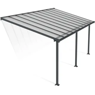 CANOPIA Terrassenüberdachung Olympia 6,1 x 3 m grau
