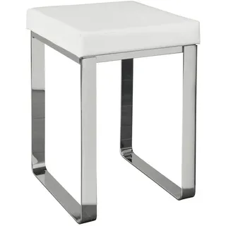 Zurbrüggen Badhocker Lolita Edelstahl Weiß