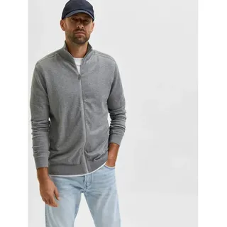 Selected Strickjacke 'Berg' - grau - S