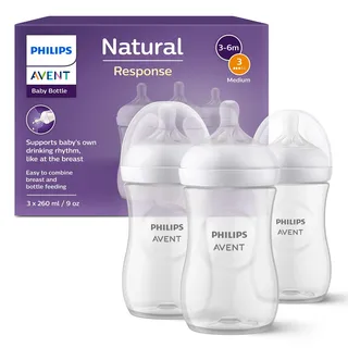 Philips Avent Natural Response Trinkflaschen-Set, 3-tlg.
