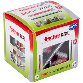 Fischer DuoPower 10x80 S LD mit Schrauben