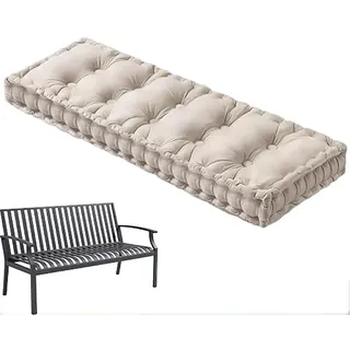MCNDSI Bankpolster nach Maß Dickes Bankkissen & Fensterbankkissen, Bodenkissen Sitzkissen für Innen - Sofa Fensternischen Leseecken Stühle und Schuhbank(#1,160x35x10cm)