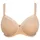 Damen Underwire Full Cup Side Support Bra Vollschalen BH Sand 75E 75E