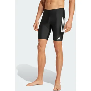 adidas 3-Streifen 8-Inch Jammer-Badehose Black / White M/L