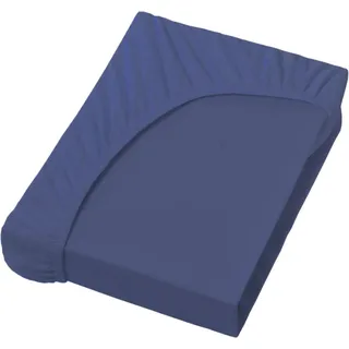 Jersey 90 x 190 - 100 x 220 cm meeresblau