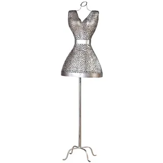 Casablanca modernes Design Casablanca - Büste, Kleiderbüste - Purley - Metall - antik-Silber - H155cm, B41cm