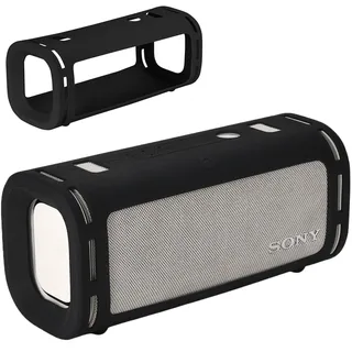 Taoricen Silikon-Hülle für Sony ULT Field 5 Lautsprecher, Tragbare Reisehülle Zubehör, ULT Field 5 Schutzhülle Weiche Case Tasche (Schwarz)