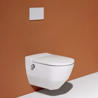 Laufen Cleanet Navia Dusch-WC mit WC-Sitz Weiß matt