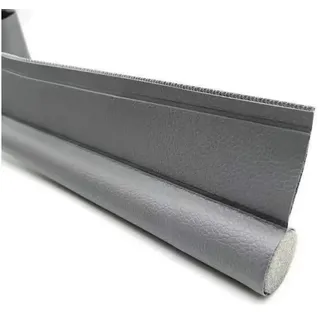 Jumpeak Zugluftstopper Zugluftstopper für Türen/fenster,Türstopper,türdichtung zugluftstopper, Zugluftstopper für Türen, 95cm,Klettbandhalterung,Selbstklebend,Kälte & Lärmschutz,Zuschneidbar grau