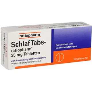 Ratiopharm Schlaf Tabs-ratiopharm 25mg