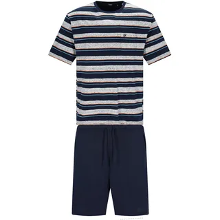 HAJO Pyjama Klima-Light Blau/Grau M