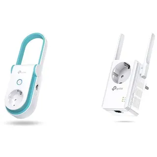 TP-Link RE365 AC1200 WLAN Repeater mit Steckdose (1200 Mbit/s, Dual WLAN AC+N, WLAN Verstärker) & TL-WA860RE WLAN Repeater mit Steckdose (300 Mbit/s, WLAN Verstärker) weiß