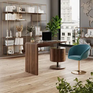 Vicco Schreibtisch Lara 120 x 50 cm mit 2 Schubladen