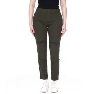 DAINESE Chinos Lady Tex Damen Motorrad-Hose mit Pro-Shape 2.0-Protektoren Motorrad-Chino Motorsport-Hose 202755145 Grün - W26
