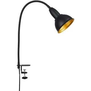 Briloner Klemmleuchte Retro Schwarz-Gold