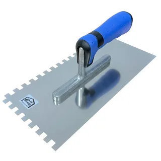 Zahnspachtel mit Softgriff 4, 6, 8, 10, 12 und 15 mm Zahnkelle | 6,0 mm