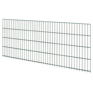 Floraworld Doppelstabmatte-Zaun Comfort 201 cm Grün