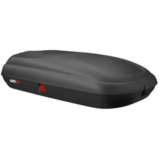 Omac Dachbox 320 Liter Gepäckbox Dachgepäckträger Carbonlook Autobox Abschließbar, Anti-Diebstahlschloss, Einfache Installation