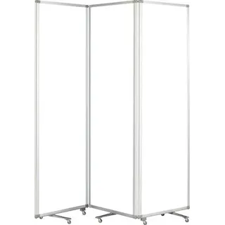 Magnetoplan Trennwand 1105351, transparent 181,0 x 180,0 cm mit Rollen, 1 St.