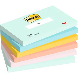 Post-it Haftnotizen Beachside Collection 127 x 76 mm Farbig sortiert, 6 Stück à 100 Blatt