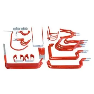 Connex Wandhaken Set DY250829, Metall, 32-teilig, zum Bohren, verschiedene Größen, bis 15kg