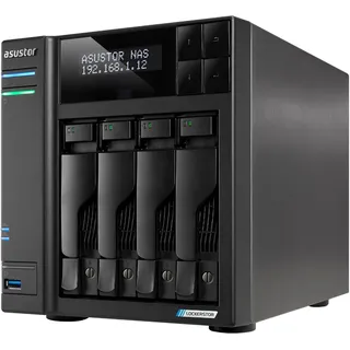 ASUSTOR Lockerstor 4 Gen2+ Leergehäuse Schwarz