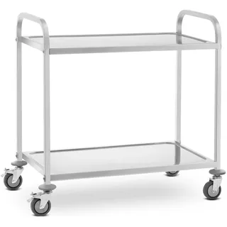 Royal Catering Servierwagen Edelstahl 2 Borde Ablagen: 90 x 50 cm 200 kg - Royal Catering