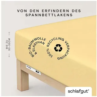 Baumwolle 120 x 200 - 130 x 220 cm yellow mid