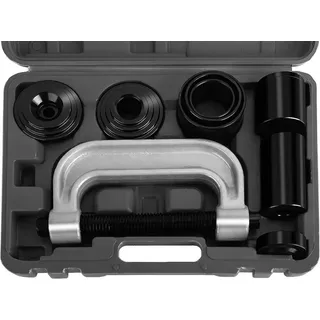 BOOMSTART 10tlg Traggelenk Kugelgelenk Abzieher Set Kugelgelenk Ausdrücker Satz, 4 in 1 Universal Kugelgelenk Auspresswerkzeug Set Kfz Werkzeug Satz mit Kasten