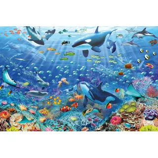 Ravensburger Erwachsenenpuzzle 3000 Teile - Bunter Unterwasserspaß