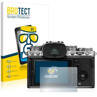 BROTECT Schutzglas für Fujifilm X-T4 Schutzfolie Panzer Folie Glas Displayschutz Made in Germany [Extrem Kratzfest 9H, Anti-Fingerprint,Transparent]