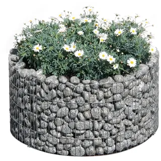 Bellissa Gabionen-Hochbeet Basic rund Ø 81 cm / Ø 67 cm x 40 cm