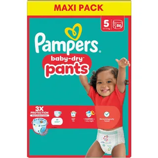 Pampers Baby-Dry Pants Gr. 5 (11-17 kg) 86 St.