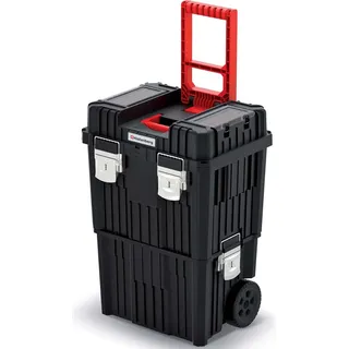 Kistenberg Werkzeugtrolley 3in1 rot|schwarz 450 x 360 x 640 mm