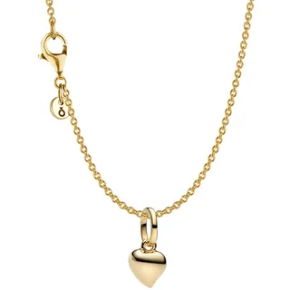 Pandora 21208 Damen Schmuck-Set Kette mit Anhänger Mini Herz Goldfarben