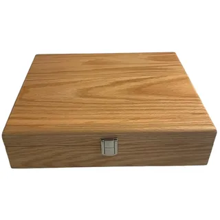 Uhrenkoffer Uhrenbox aus hellem Echtholz 10 Uhren