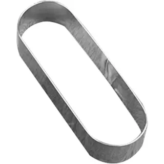 Ovale rechteckige Ausstechform für Kekse, Backwerkzeug, Edelstahl, 2 Größen zur Auswahl