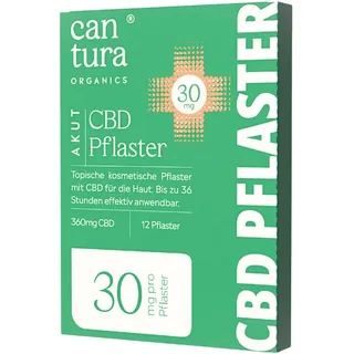 Cantura® CBD-Pflaster Akut Alternative zu Schmerzpflaster Premium 30mg 1 St Pflaster transdermal