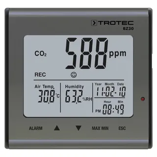 Trotec CO2-Luftqualitätsdatenlogger BZ30