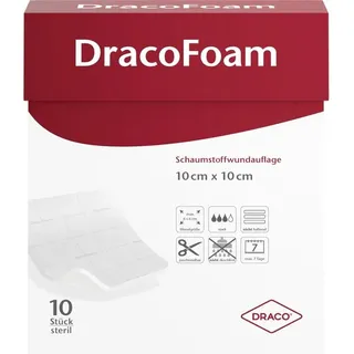 dr. ausbüttel gmbh & co. kg DracoFoam Schaumstoff Wundauflage 10x10cm 10 st