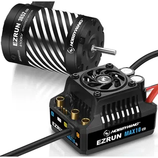 HobbyWing Ezrun MAX10 G2 80A Combo mit 3652SD-4100kV 3,175 Welle